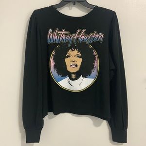 NWOT RARE Whitney Houston I Believe in You and Me Puff Long Sleeve Tee SAMPLE